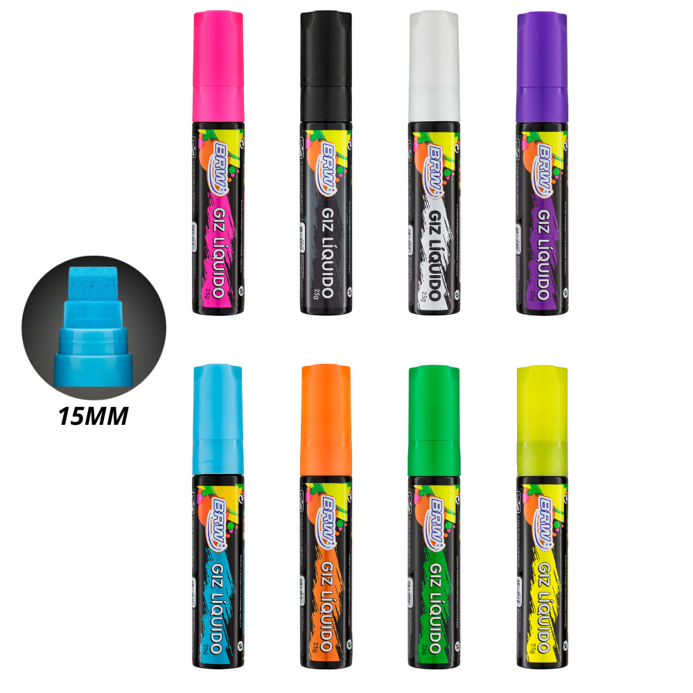 Caneta Giz Líquido 15mm 25g Evoke BRW