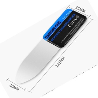 Espátula Aço Inox Curvada T0.1 Ultra Fina para conserto de tela de celulares e ipads em Oferta na Shopee