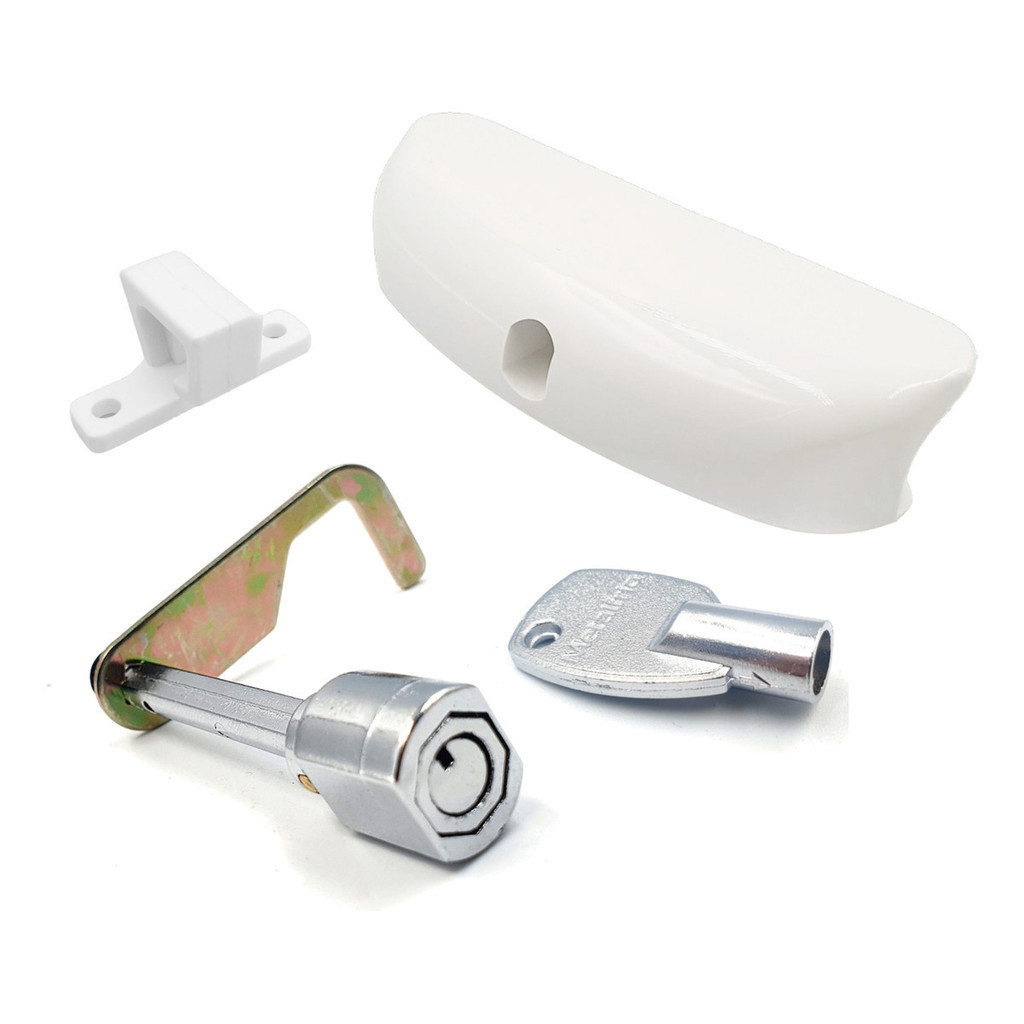 Puxador Completo Fechadura Chave Freezer Metalfrio Da420