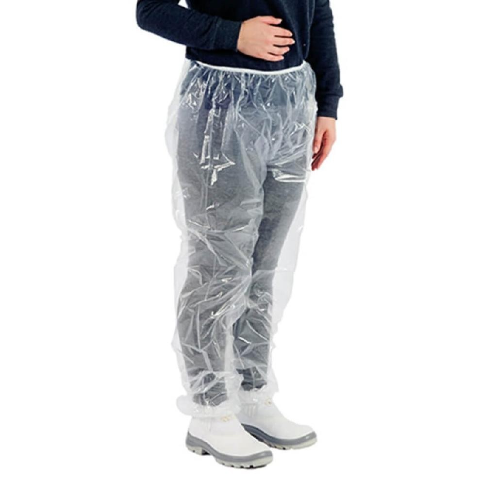 Calça Plástica Descartável Transparente Impermeável escolha a quantidade em Oferta na Shopee