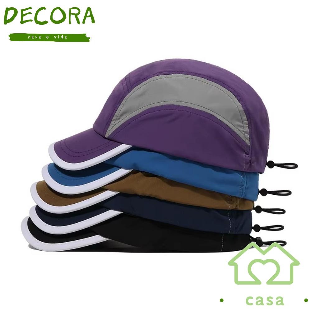 Boné De Beisebol DECORA , Chapéu Snapback De Sombra Ao Ar Livre De Secagem Rápida De Caminhada Esportivo À Prova Dágua