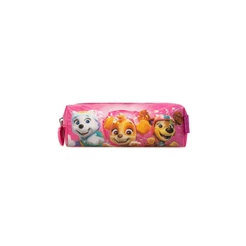 Estojo Escolar Feminino Patrulha Canina Skye e Equipe Rosa