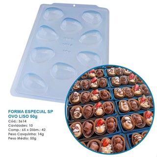 1~4 Forma Bwb Sp Ovo Liso 50 G Silicone 3 Partes Profissional Cod-3614 (Sp Especial) (BWB PASCOA) em Oferta na Shopee