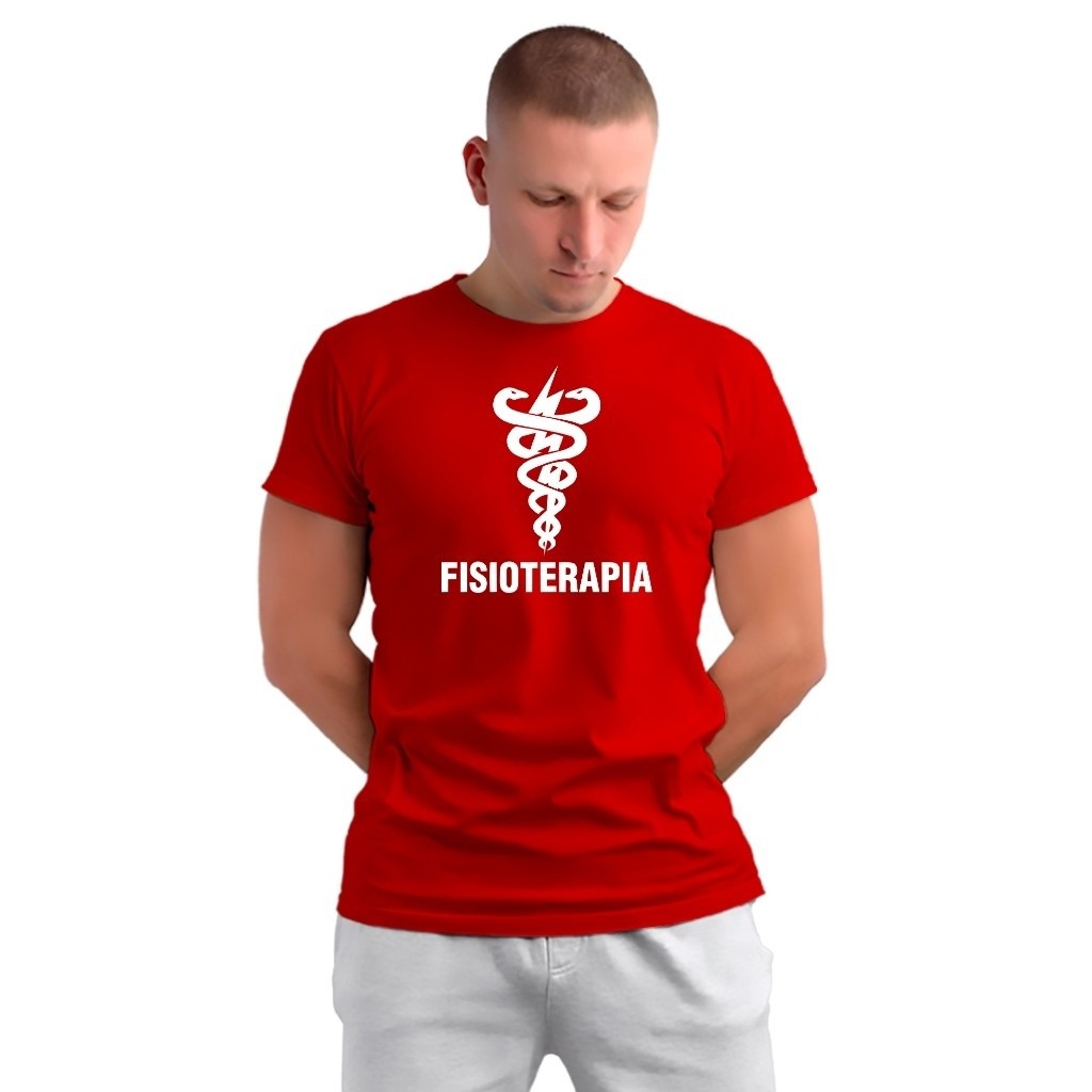 Camisetas Lisa Algodão Unissex Fisioterapia Personalizada Faculdade Envio Imediato