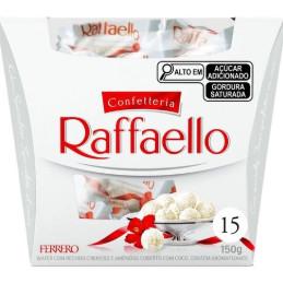 Bombom Rafaello 150gr Com 15 unidades Ferrero Coco - Food & Beverages