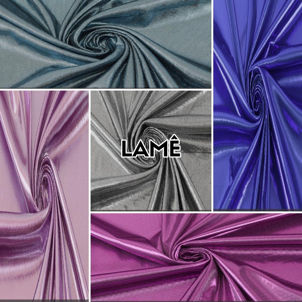 1 Metros Tecido Lame - Carnaval (1m x 1,50m) em Oferta na Shopee