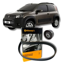 Kit Correia Dentada e Tensor - Fiat Uno 1.0 / 1.3 / 1.4 8V Fire Evo 2011 2012 2013 2015 2016