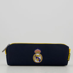 Estojo Real Madrid Esportivo Simples Azul Marinho