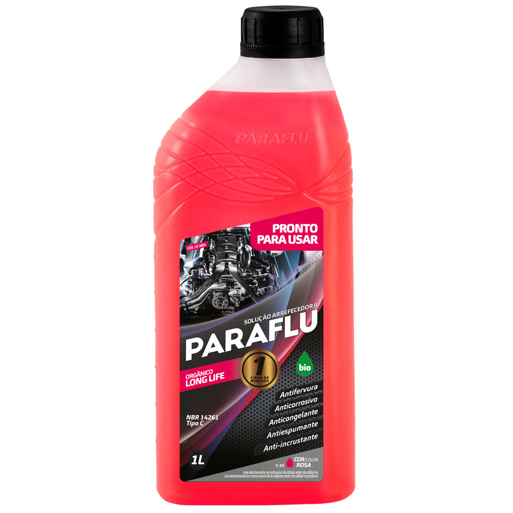 Aditivo Para Radiador Bio Orgânico Pronto Uso Long Life Rosa - Paraflu 10-3004 em Oferta na Shopee