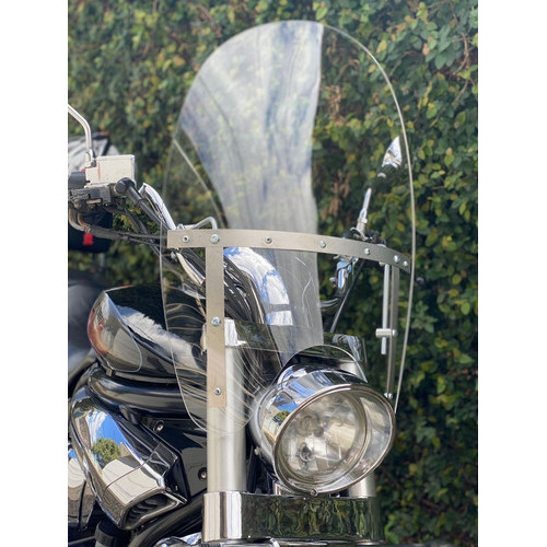 Bolha Para-brisa Universal Moto Custom 4mm Cristal