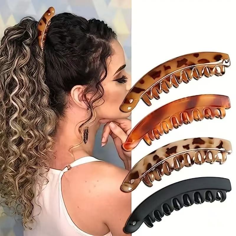 Clipe de Banana torção clipe cocar 2025 novo estilo clipe Vertical Volume de cabelo vários grampos de cabelo
