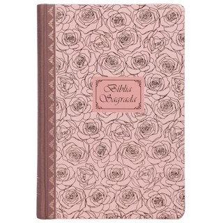 Bíblia Sagrada Católica | NTLH | Letra Grande | Leitura Perfeita | Capa Dura Rosa em Oferta na Shopee