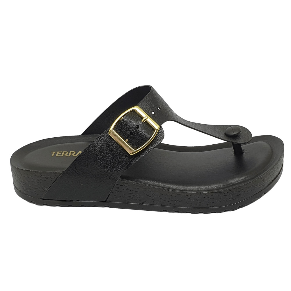 Sandália Birken Flat Feminina Chinelo Plataforma Terra e Água