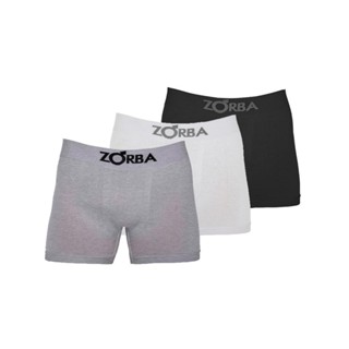 Kit com 3 Cuecas Boxer Zorba 781 Colorido em Oferta na Shopee