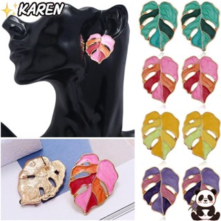 KAREN Brincos De Tartaruga Folha Acessórios De Joalheria Fashion Jewelry Eards