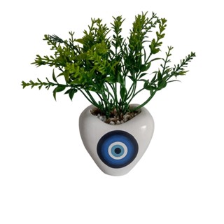 Vasinho Cachepot Olho Grego Coração Parede/Mesa em Oferta na Shopee