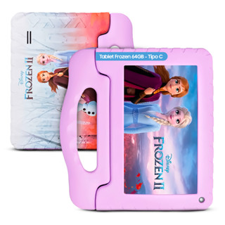 Tablet Frozen 2 Elsa e Anna Tela 7" 64GB, 4GB de Ram Android 13 Quad Core NB416 - Multilaser - Original Com Nota Fiscal