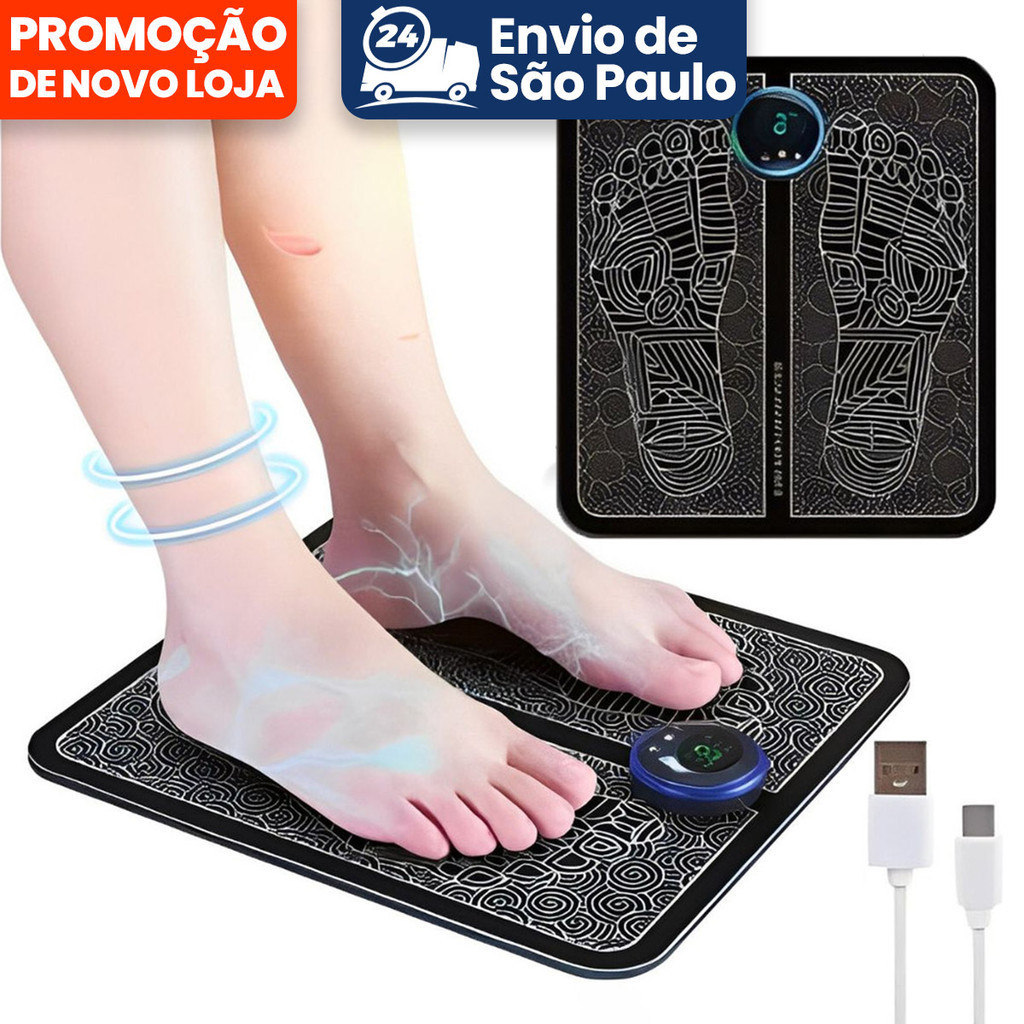 Ems Massageador Elétrico De Pés Esteira Fisioterapia Músculo Cuidados Com A Saúde Relaxamento