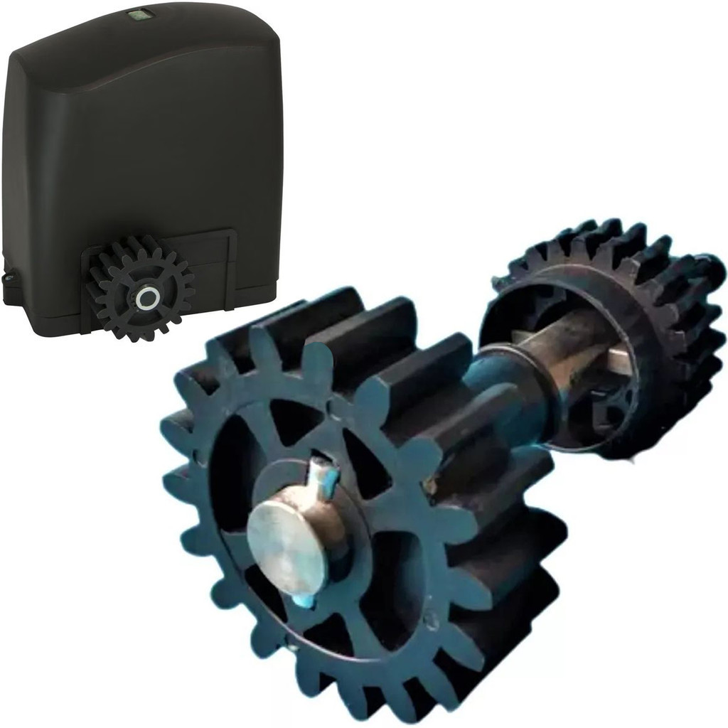 Eixo Interno Engrenagem Coroa Completo Motor Deslizante Slider Pl Rcg