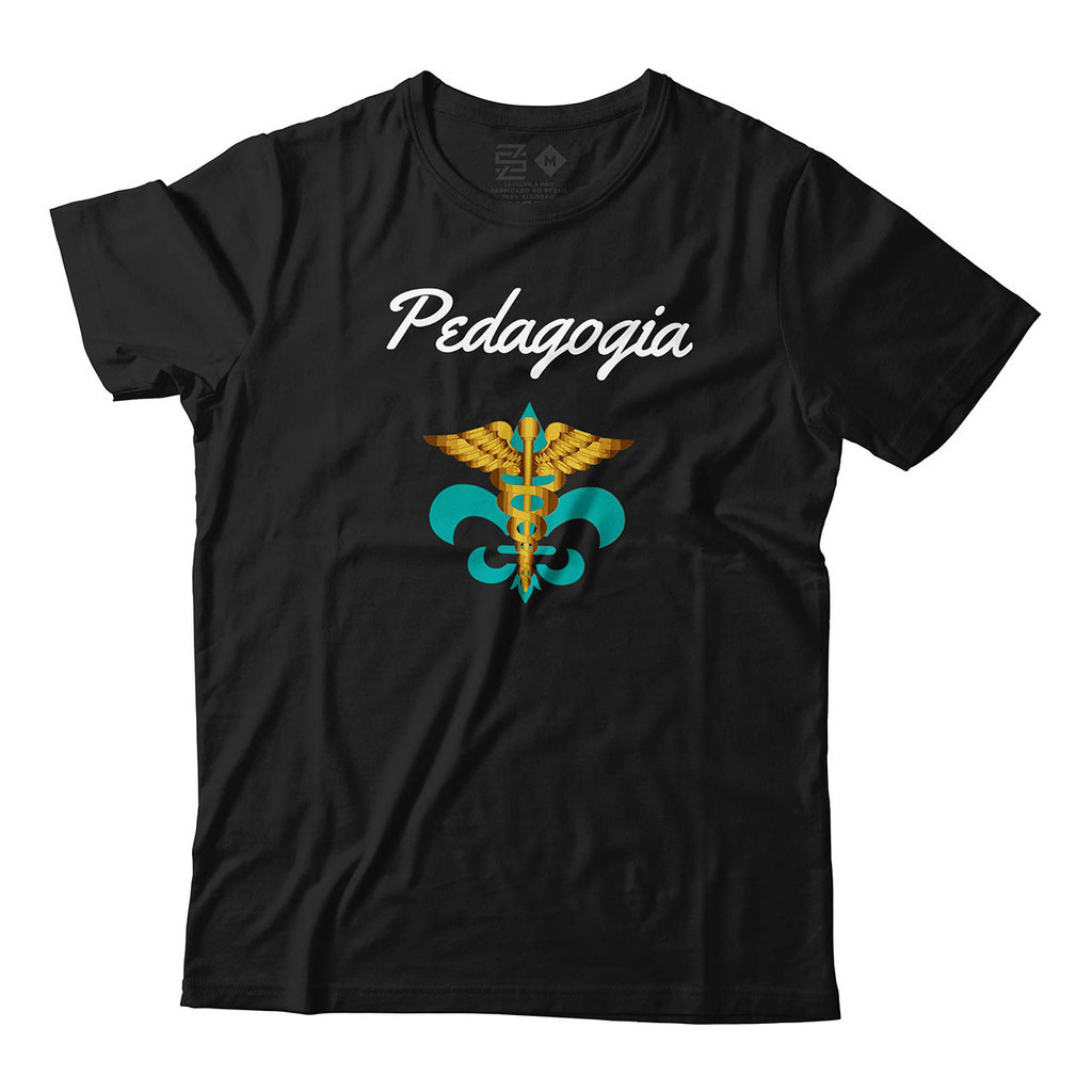 Camiseta Pedagogia Caduceu Camisa Unissex Blusa Algodão
