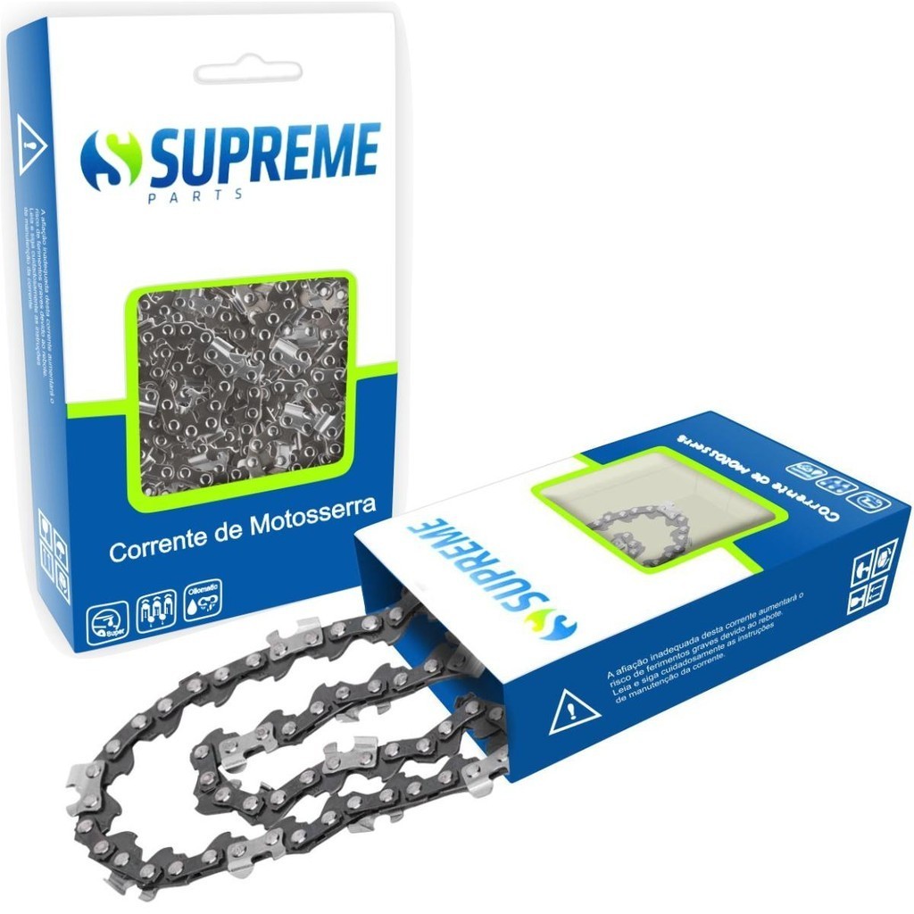 Corrente Motosserra 3/8" 1.5mm 34 Dentes 68DL Sabres 18" Supreme Premium