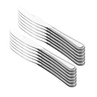 Dúzia de Facas para Sobremesa Wolff Versailles de Aço Inox