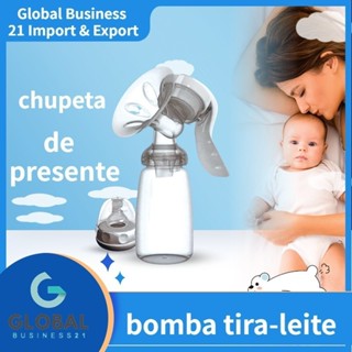 Bomba de leite manual para amamentação Bomba de mama manual, vem com bico, pode ser usada como mamadeira Bomba Tirar Leite