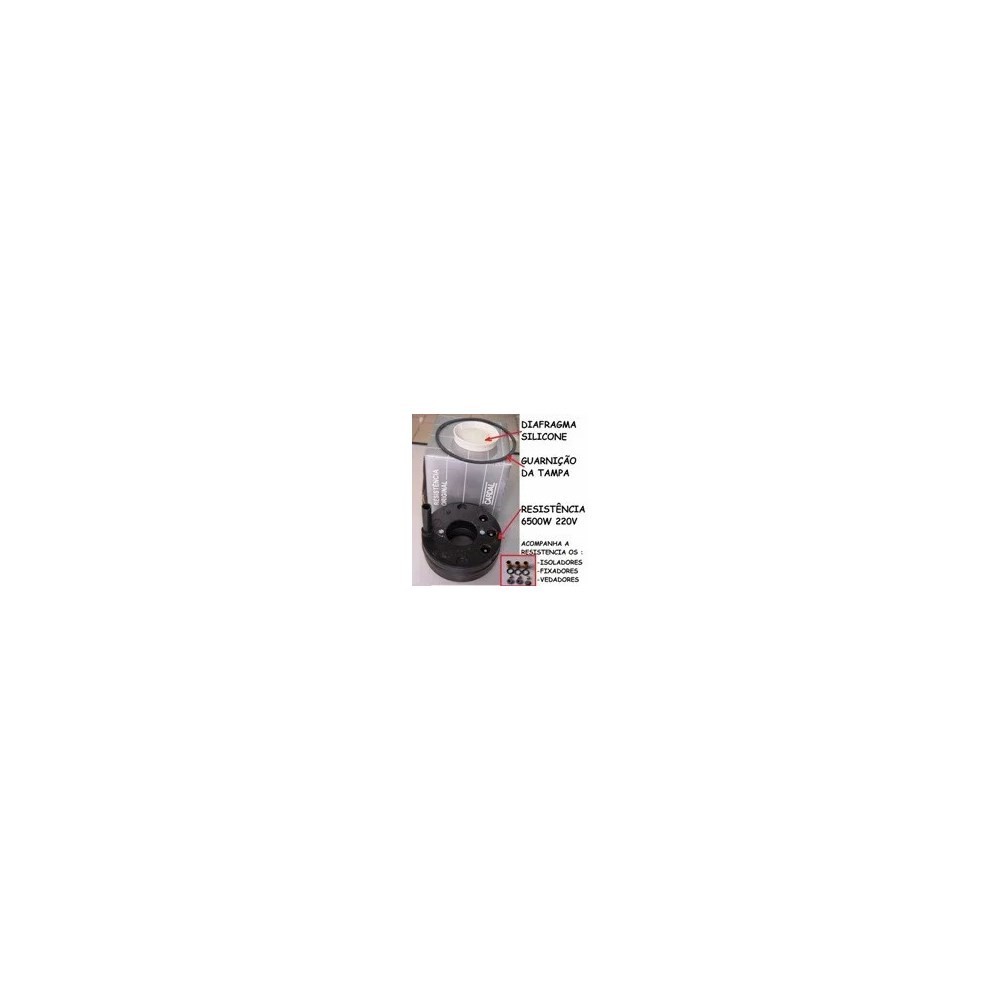 Resistencia Ducha Cardal 6500 w 220v - RE032220K120