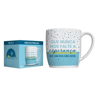 Caneca Urban Emoções 360ml - Esperança + Caixa para Presente em Oferta na Shopee