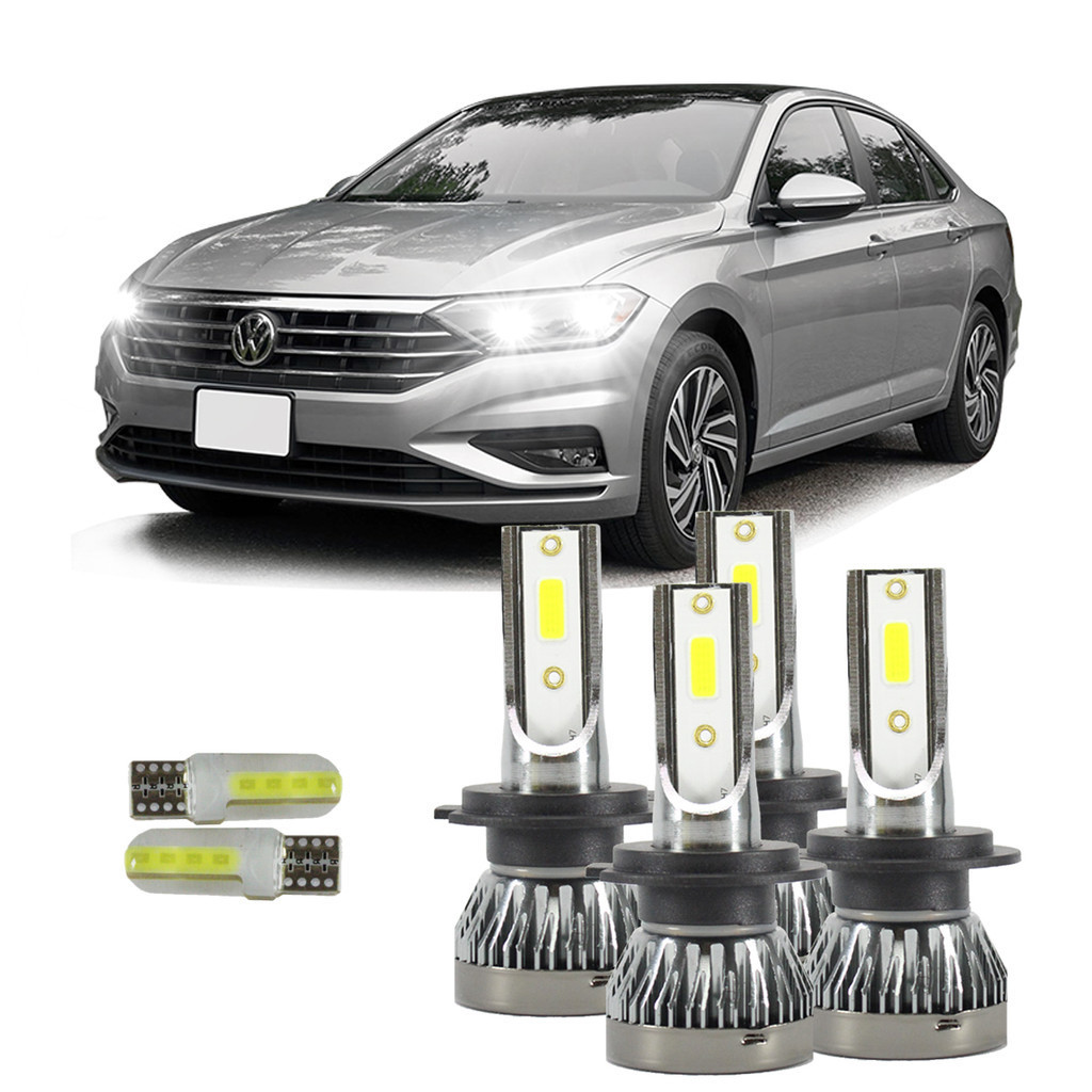 KIT ULTRA LED VOLKSWAGEN JETTA 2006/2020 22000 LÚMENS 6500K (ALTA E BAIXO) em Oferta na Shopee
