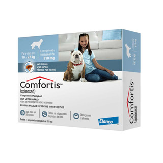 Antipulgas Cães Comfortis 810mg 1 Comprimido Elanco em Oferta na Shopee