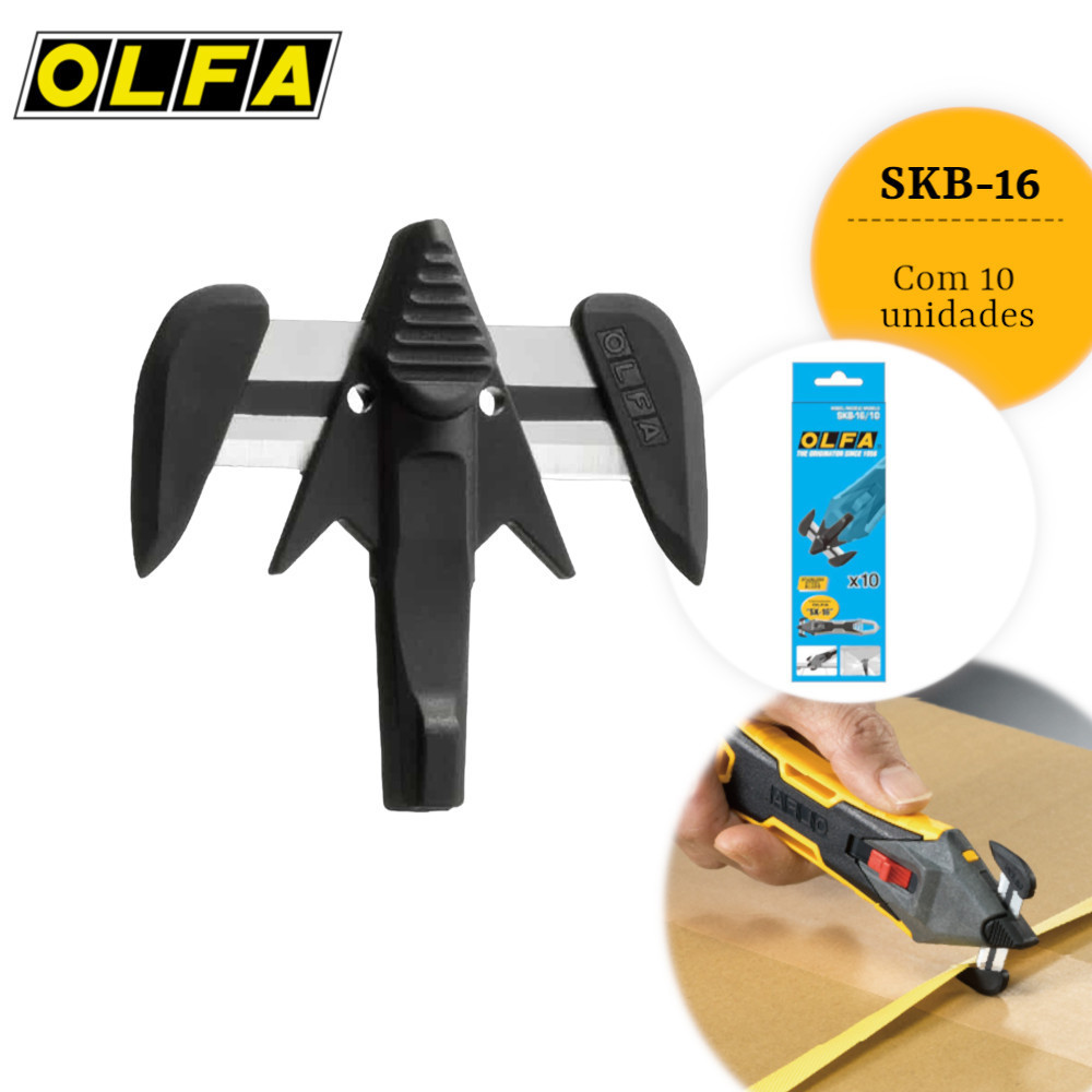 Estojo de Lâminas Olfa SKB-16 com 10 Unidades SKB-16/10