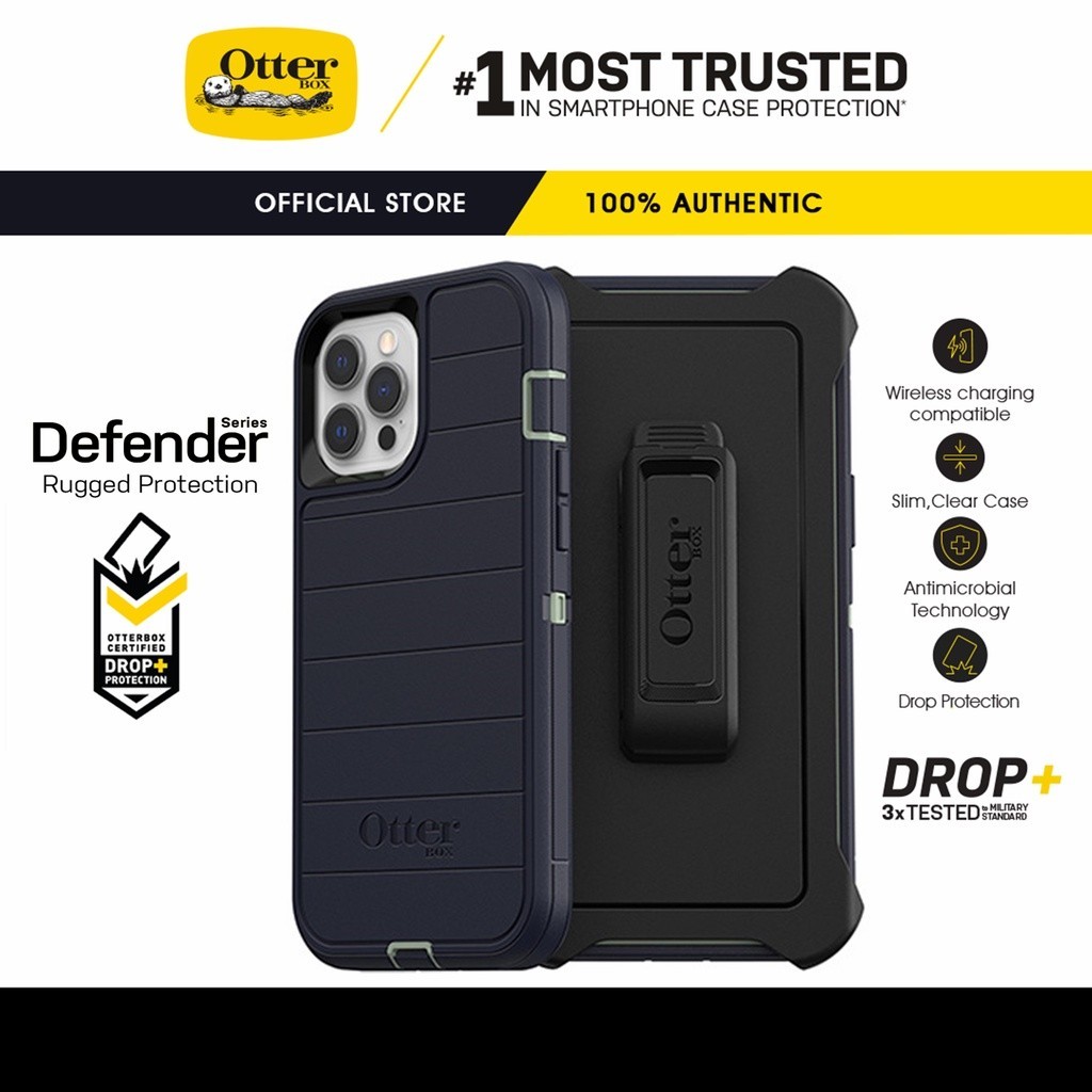 OtterBox Defender Pro Series Para iPhone 17 16 Max/iPhone16 plus iPhone17 air Phone Case Capa Traseira Resistente A Impa
