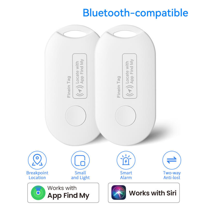 Mini Rastreador GPS para Apple Find My APP Smart Tag Tracking Device Bluetooth para Bolsas e Carteira IOS Keys