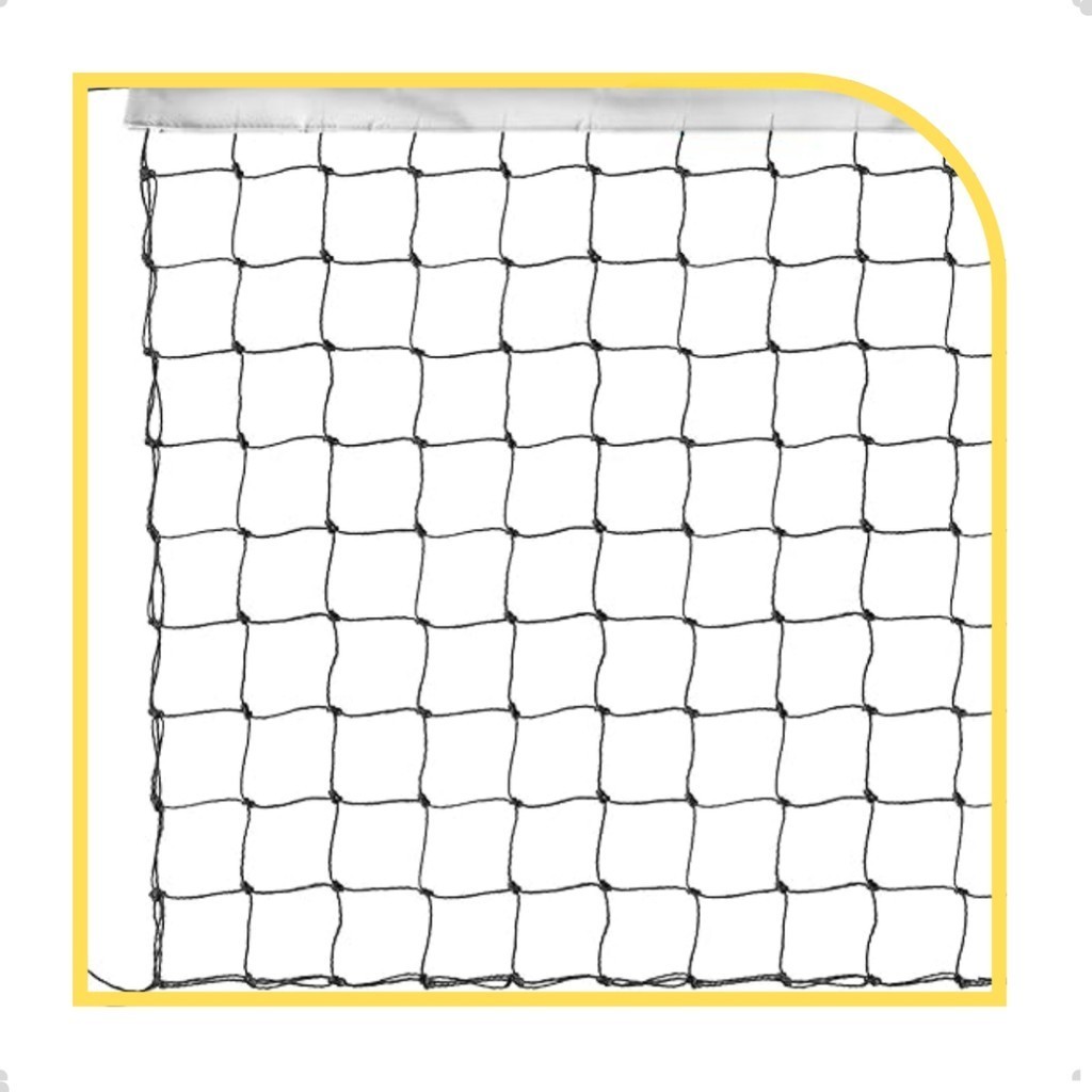 Rede de Volei 9,5m 1 Lona Fio 2 Seda Sports Mania