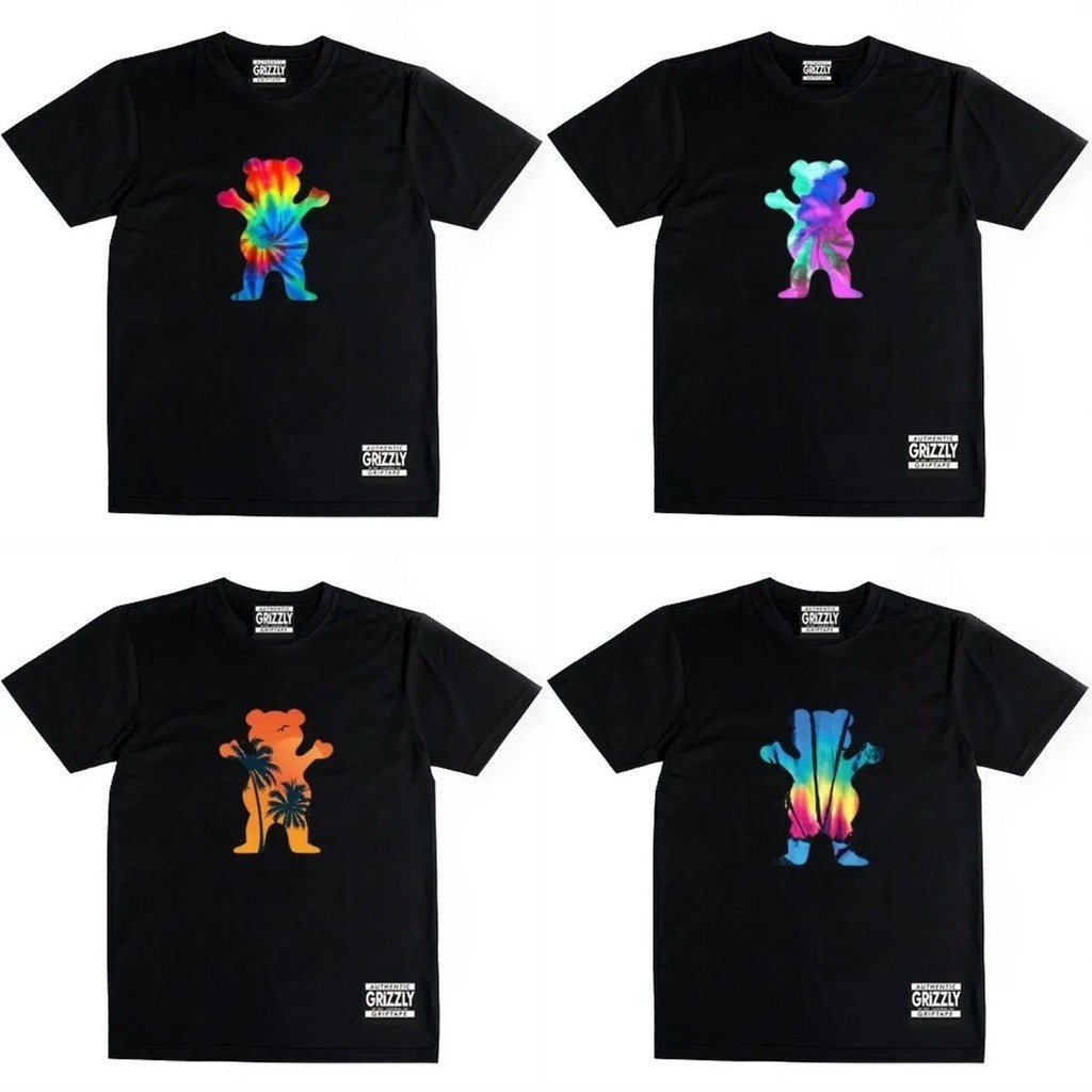 Kit 4 Camisa Camiseta Grizzly Diamond Supply Swag Promoção