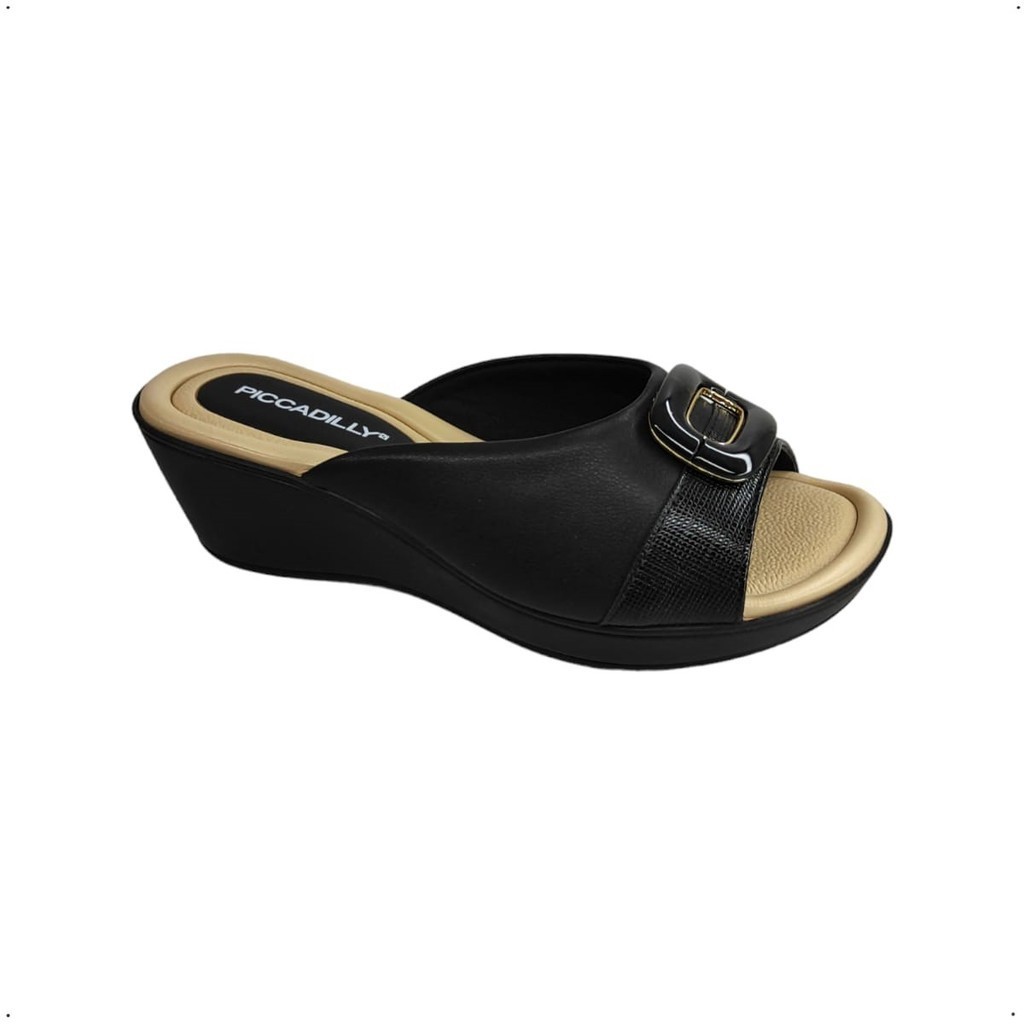 Tamanco Social Anabela Piccadilly confortavel joanete 540301