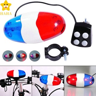 Bicicleta Sirene De Polícia Luz LED Sino De Buzina Elétrica 4 Sons 6-Segurança Strobe SHOPSBC0207