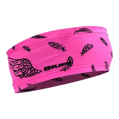 Testeira HeadBand Asas Rosa HUPI