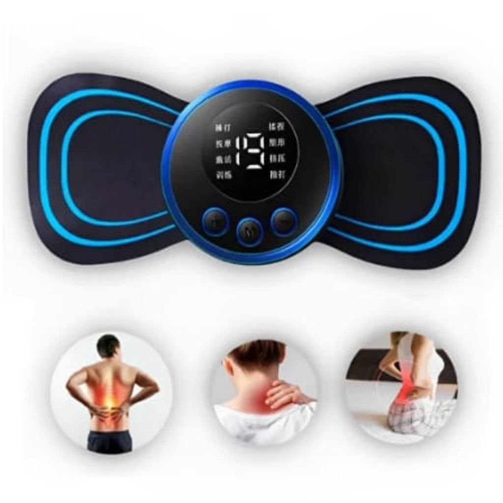 Mini Massageador Portátil Recarregável dor Pescoço Coluna Pernas Massagem Corporal Relaxar Almofada