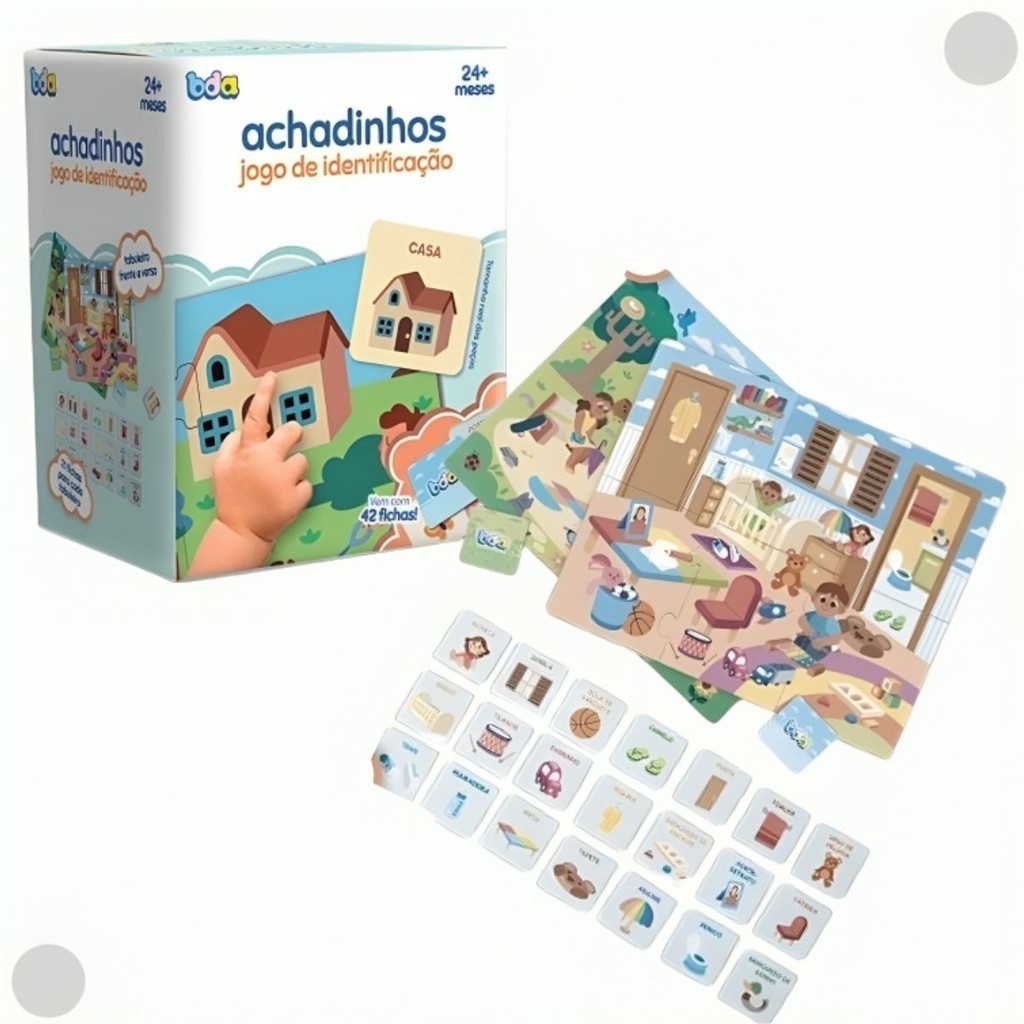 Jogo Educativo Achadinhos De Identificação 3193 - Toyster - Mom & Baby
