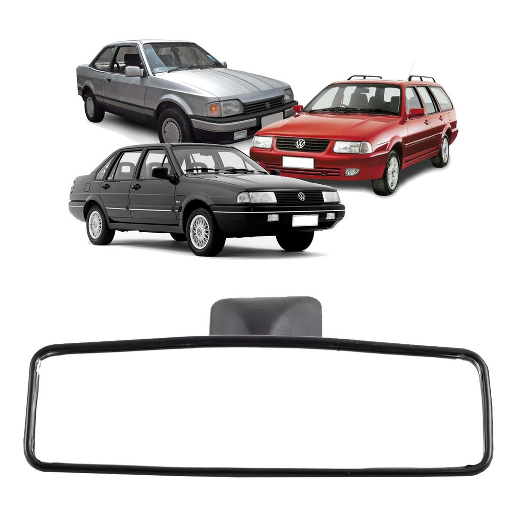 Retrovisor Interno Santana Quantum Apollo 95 96 97 Preto