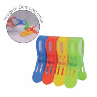 Prendedor Pregador Edredon Roupas Grande Grande Kit 10 Peças em Oferta na Shopee