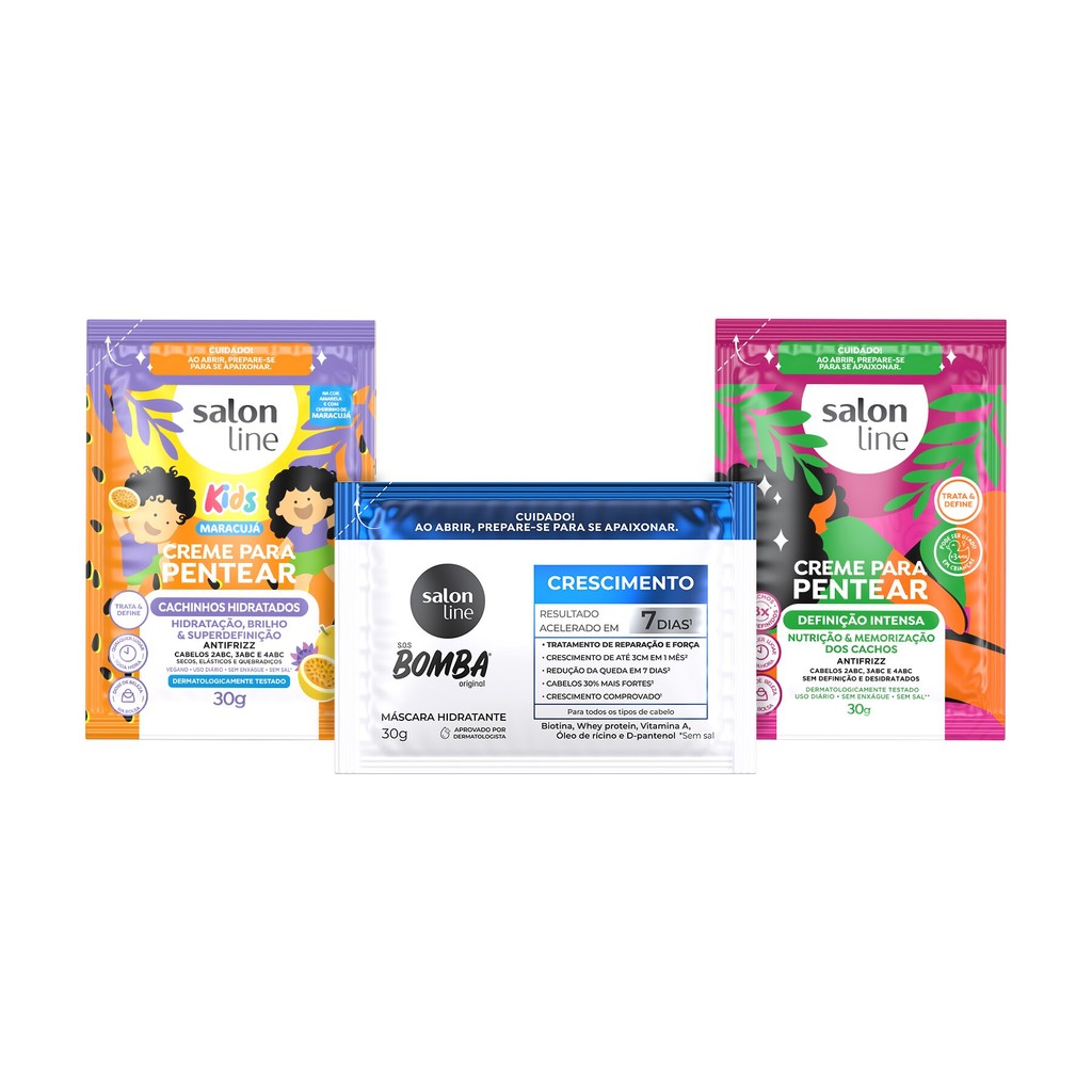 Kit Sachês com Hidratação Poderosa - Beauty