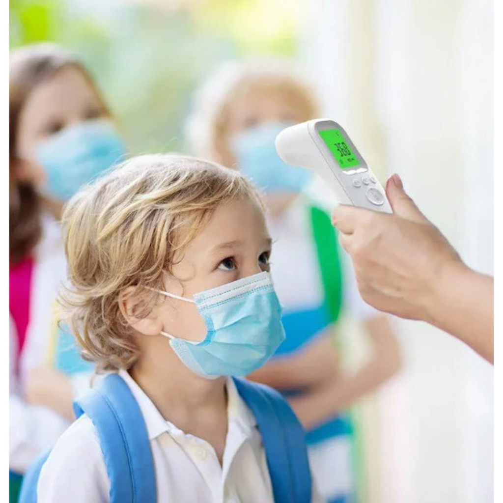 Termômetro Digital Infravermelho Sem Contato – Medição Precisa para Bebês e Adultos LCD/ Pratico anjgg