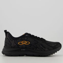 Tênis Olympikus Citrus 2 Feminino Preto e Dourado