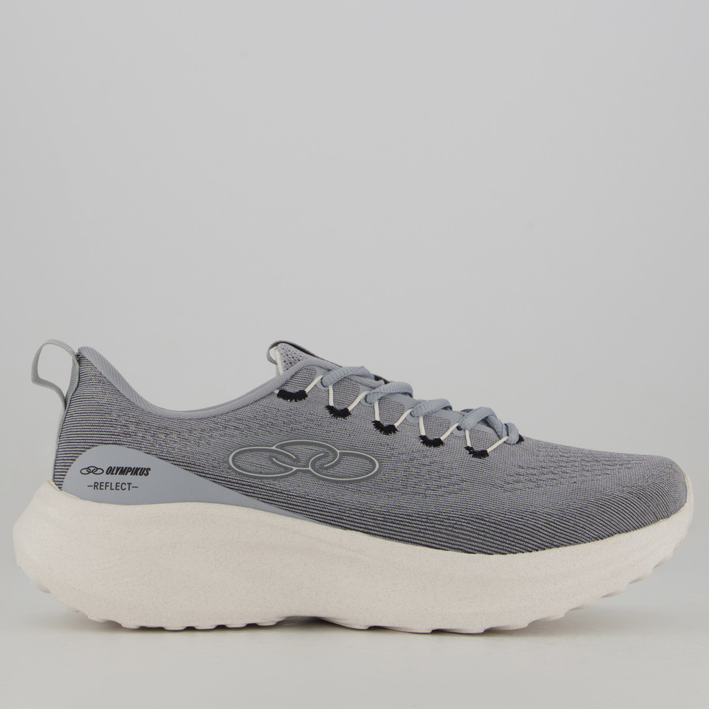 Tênis Olympikus Reflect Cinza em Oferta na Shopee