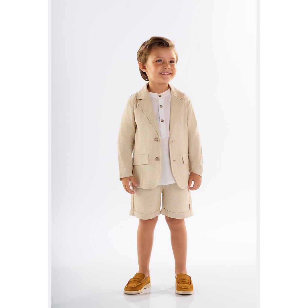 Bermuda Infantil para Menino em Linho com Elastano Up Baby em Oferta na Shopee