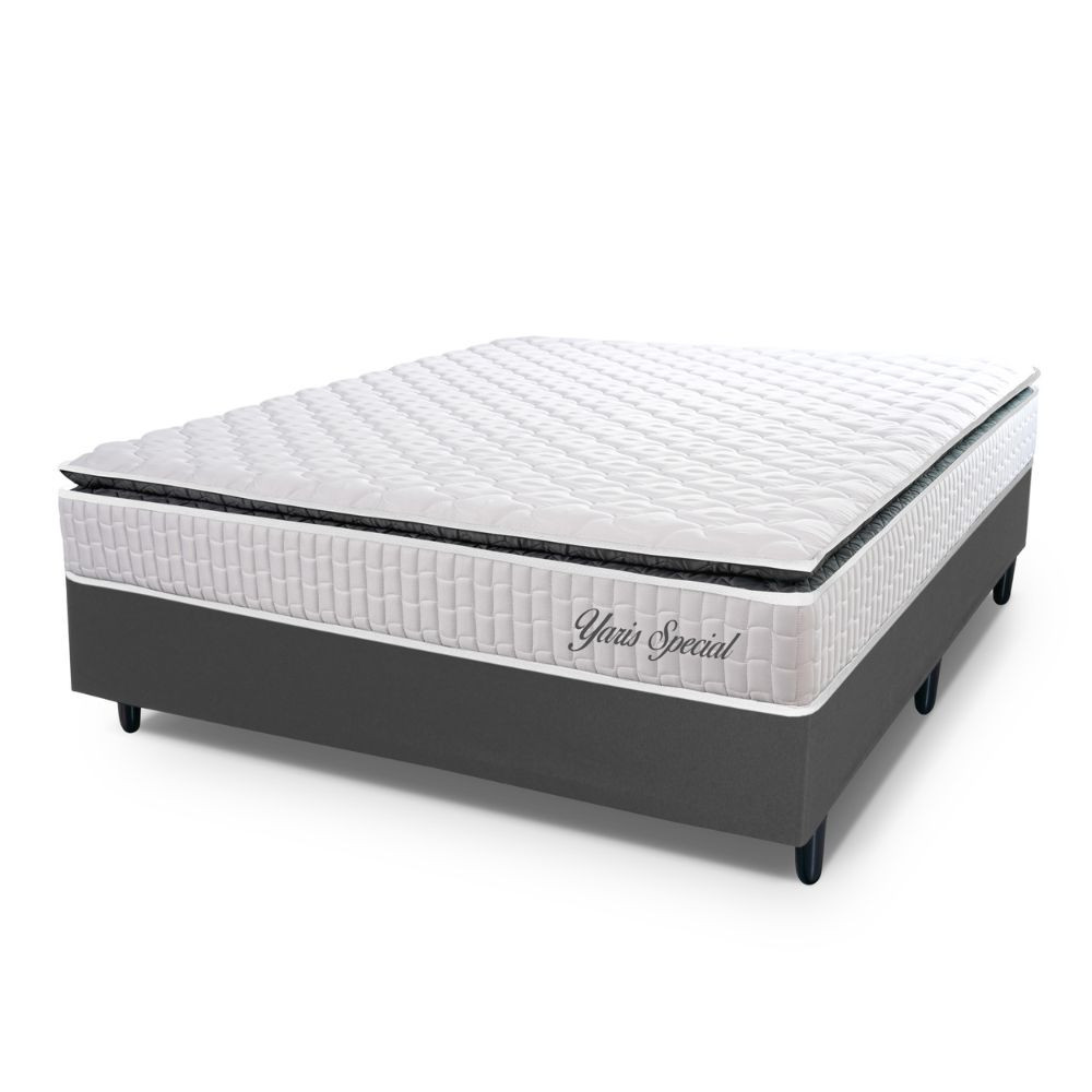 Conjunto Box Casal Molas com Pillow Top: Onde Comprar | BuscaProdutos