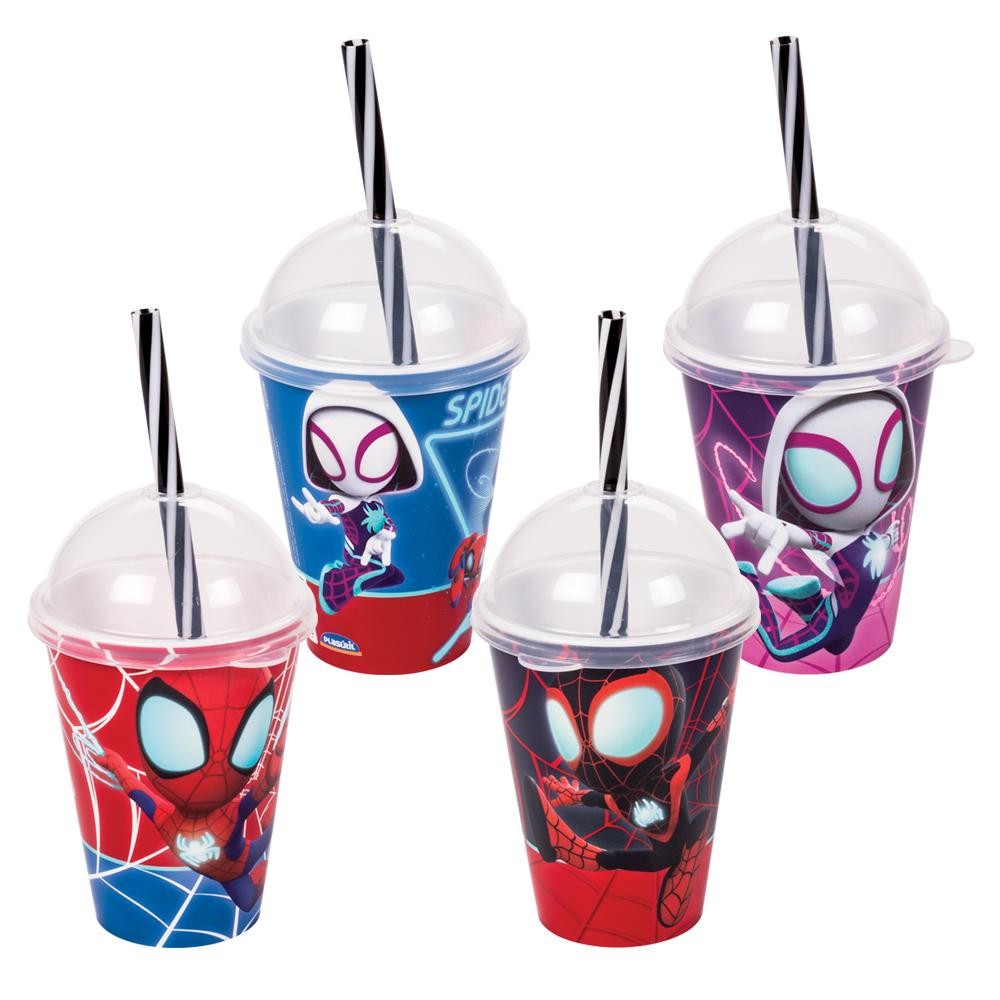 Copo Shake Spidey 280 ml em Oferta na Shopee